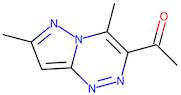 3-Acetyl-4,6-dimethylpyrazolo[1,5-c]-1,2,4-triazine