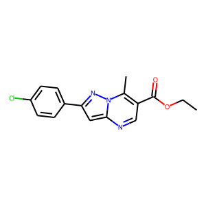 Ethyl 2-(4-chlorophenyl)-7-methylpyrazolo[1,5-a]pyrimidine-6-carboxylate