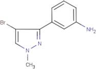 3-(4-Bromo-1-methyl-1H-pyrazol-3-yl)aniline