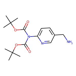 2-Amino-5-(aminomethyl)pyridine, 2,2-Bis-BOC protected