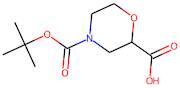 Morpholine-2-carboxylic acid, N-BOC protected