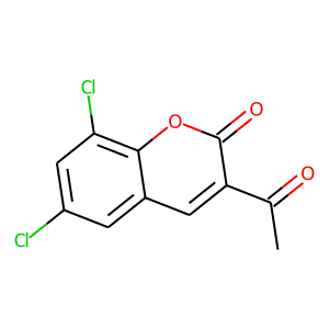 3-Acetyl-6,8-dichlorocoumarin