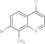 7-Bromo-4-chloro-8-methylquinoline