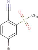 4-Bromo-2-(methylsulphonyl)benzonitrile