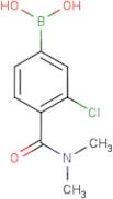 3-Chloro-4-(dimethylcarbamoyl)benzeneboronic acid