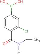 3-Chloro-4-(N-ethylcarbamoyl)benzeneboronic acid