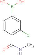 3-Chloro-4-(N-methylcarbamoyl)benzeneboronic acid