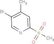 5-Bromo-4-methyl-2-(methylsulphonyl)pyridine