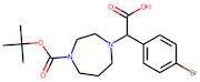 [4-Bromophenyl][4-(tert-butoxycarbonyl)homopiperazin-1-yl]acetic acid