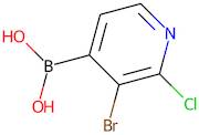 3-Bromo-2-chloropyridine-4-boronic acid