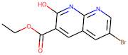 Ethyl 6-bromo-1,2-dihydro-2-oxo-1,8-naphthyridine-3-carboxylate