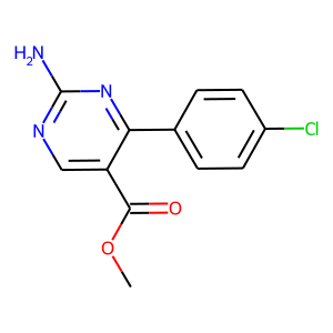 Methyl 2-amino-4-(4-chlorophenyl)pyrimidine-5-carboxylate