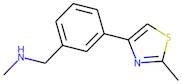 N-Methyl-1-[3-(2-methyl-1,3-thiazol-4-yl)phenyl]methylamine