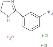 3-(4,5-Dihydro-1H-imidazol-2-yl)aniline hydrate dihydrochloride