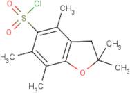2,3-Dihydro-2,2,4,6,7-pentamethylbenzo[b]furan-5-sulphonyl chloride