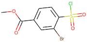 Methyl 3-bromo-4-(chlorosulfonyl)benzoate