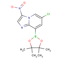 6-Chloro-3-nitro-8-(4,4,5,5-tetramethyl-1,3,2-dioxaborolan-2-yl)imidazo[1,2-a]pyridine