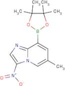 6-Methyl-3-nitro-8-(4,4,5,5-tetramethyl-1,3,2-dioxaborolan-2-yl)imidazo[1,2-a]pyridine