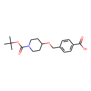 4-({[1-(tert-Butoxycarbonyl)piperidin-4-yl]oxy}methyl)benzoic acid