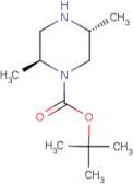 (2S,5R)-2,5-Dimethylpiperazine, N1-BOC protected