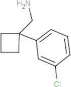 1-(3-Chlorophenyl)-cyclobutanemethanamine
