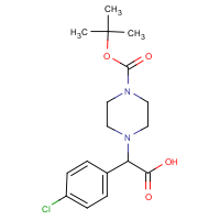 a-(4-Chlorophenyl)-4-Boc-1-piperazineacetic acid