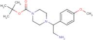 2-(N-Boc-piperazino)-2-(4-methoxyphenyl)ethylamine