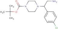 2-(N-Boc-piperazino)-2-(4-chlorophenyl)ethylamine