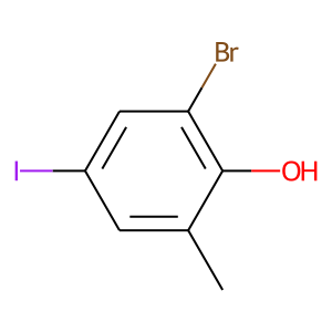 2-Bromo-4-iodo-6-methylphenol