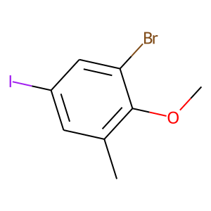 2-Bromo-4-iodo-6-methylanisole