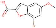 7-Bromo-5-methoxybenzofuran-2-carboxylic acid