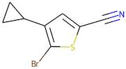 5-Bromo-4-(cyclopropyl)thiophene-2-carbonitrile