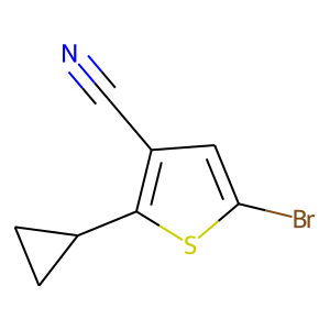 5-Bromo-2-(cyclopropyl)thiophene-3-carbonitrile