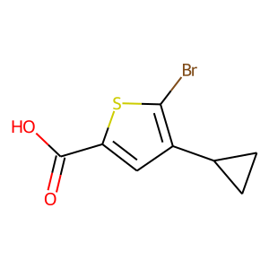 5-Bromo-4-(cyclopropyl)thiophene-2-carboxylic acid