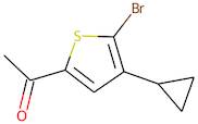 5-Acetyl-2-bromo-3-(cyclopropyl)thiophene