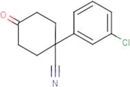 4-Cyano-4-(3-chlorophenyl)cyclohexanone