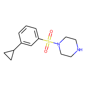 1-(3-Cyclopropylphenyl)sulfonylpiperazine