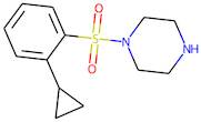 1-(2-Cyclopropylphenyl)sulfonylpiperazine