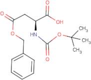 (2S)-2-Amino-4-(benzyloxy)-4-oxobutanoic acid, N-BOC protected