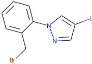 1-[2-(Bromomethyl)phenyl]-4-iodo-1H-pyrazole