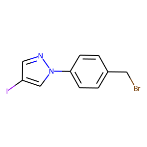 1-[4-(Bromomethyl)phenyl]-4-iodo-1H-pyrazole