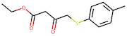 Ethyl 4-(4-methylphenylthio)-3-oxobutanoate