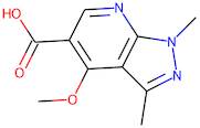 1,3-Dimethyl-4-methoxy-1H-pyrazolo[3,4-b]pyridine-5-carboxylic acid