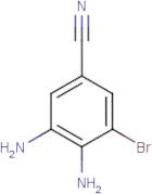 3-Bromo-4,5-diaminobenzonitrile
