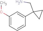 [1-(3-Methoxyphenyl)cyclopropyl]methylamine