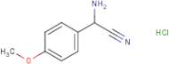 Amino(4-methoxyphenyl)acetonitrile hydrochloride