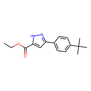 Ethyl 3-[4-(1,1-dimethylethyl)phenyl]-1H-pyrazole-5-carboxylate