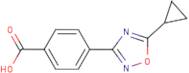 4-(5-Cyclopropyl-1,2,4-oxadiazol-3-yl)benzoic acid