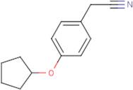 2-[4-(Cyclopentyloxy)phenyl]acetonitrile