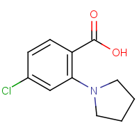 4-Chloro-2-pyrrolidinobenzoic acid